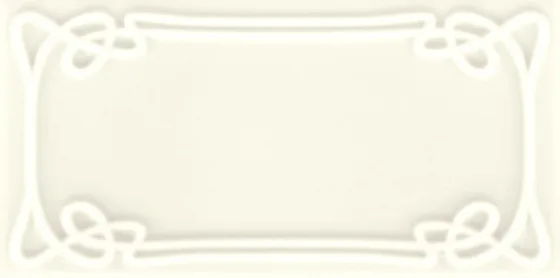 Керамическая плитка для стен ETRURIA DESIGN ART DECO Vector Frame E White ADVFE12.4X25-010-000