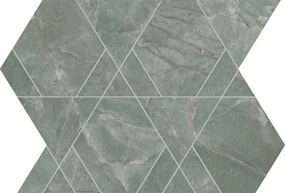 Мозаика /Керамогранит/ ATLAS CONCORDE MARVEL DIVA Aqua Mosaico Triangle Lappato AYLX
