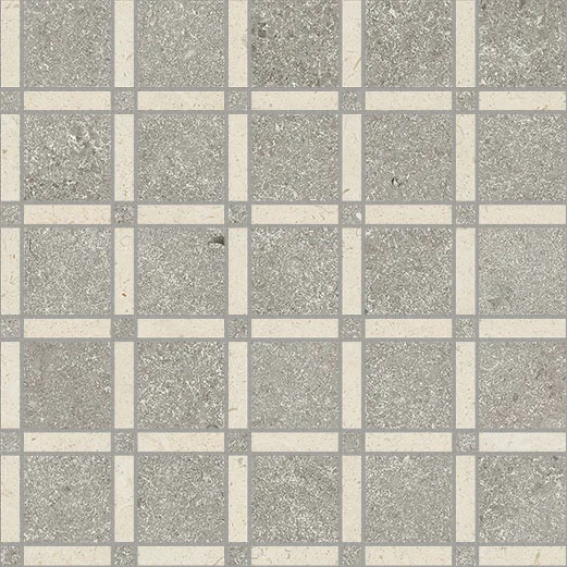 Мозаика /Керамогранит/ ITALON / ИТАЛОН AURA Stone Grey Mosaico Vertigo / Стоун Грэй Мозаика Вертиго 620110000258