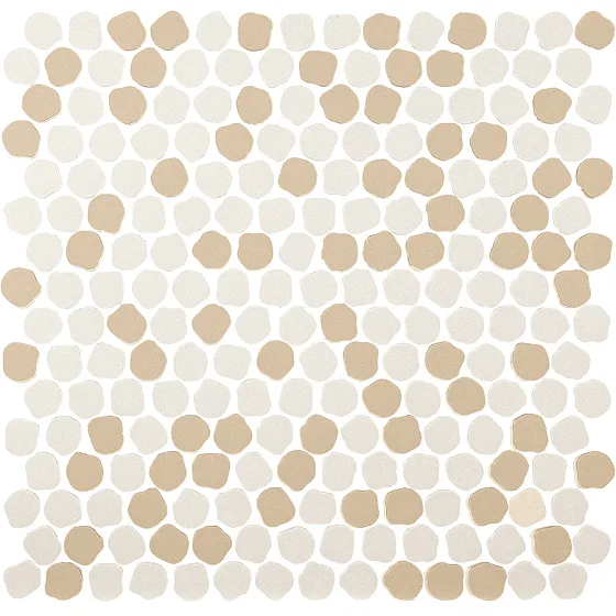 Мозаика /Керамогранит/ DECORATORI BASSANESI BONBON Mix E: White / Ecru BONBONMIXE