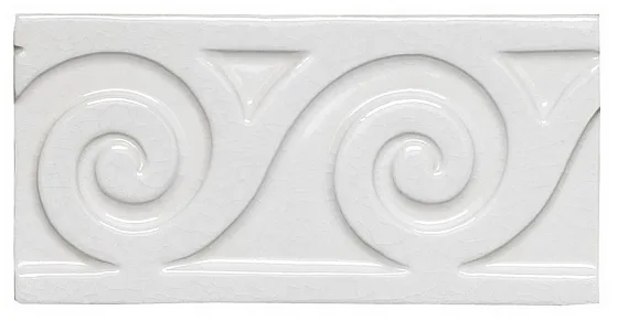 Бордюры ADEX MODERNISTA Relieve Mar C/C Blanco ADMO4087