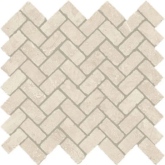 Мозаика /Керамогранит/ ITALON / ИТАЛОН GENESIS White Mosaico Cross Натуральный 620110000091