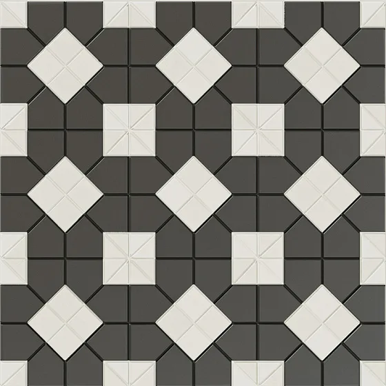 Керамогранит WOW TESSERAE Suit B&W Plus 130013