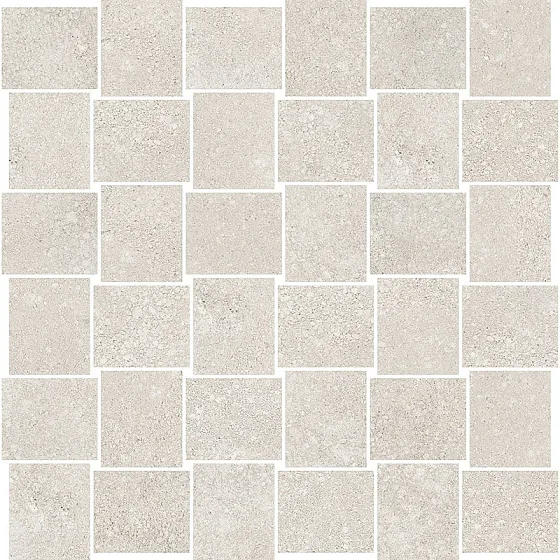 Мозаика /Керамогранит/ VALLELUNGA TERRAE Gesso Mosaico Intreccio 02VTEMI10S