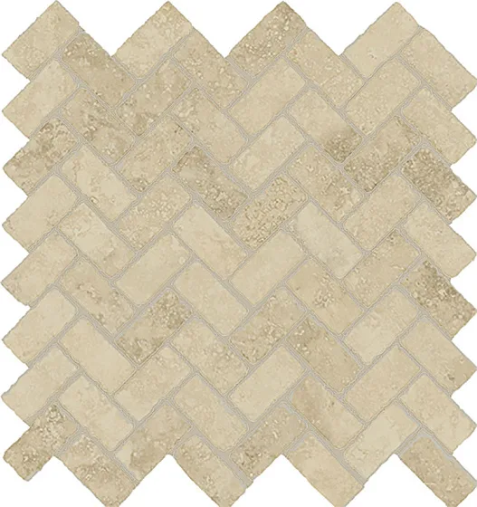 Мозаика /Керамогранит/ ITALON / ИТАЛОН WONDERFUL LIFE Almond Mosaico Cross Натуральный 620110000130