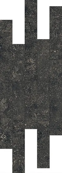 Декоративные элементы /Керамогранит/ ITALON / ИТАЛОН ROOM Stone Black Brick 3D Патинированный 620110000103