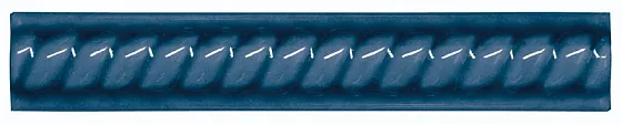 Бордюры ADEX MODERNISTA Trenza PB C/C Azul Oscuro ADMO5183