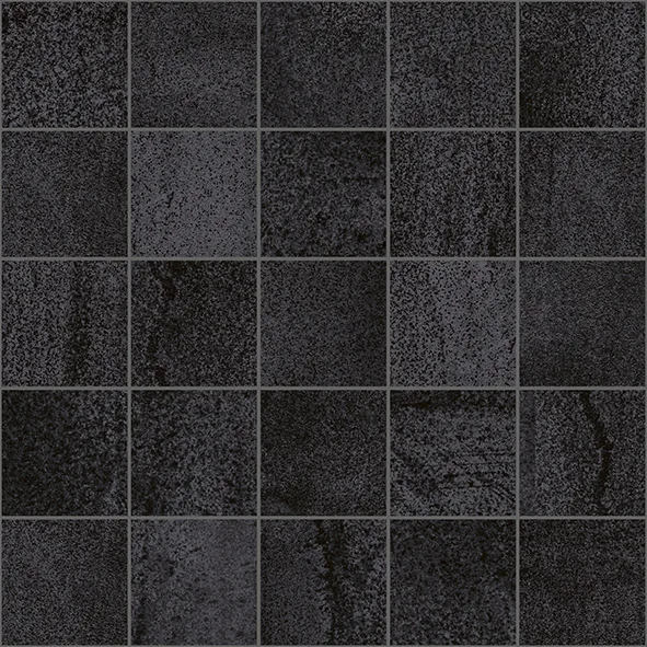 Металлика Декор мозаичный чёрный MM34034 25х25 25x25 х9999219774