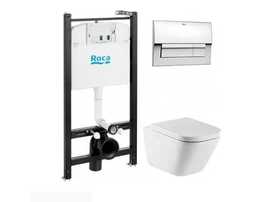 Унитаз подвесной безободковый + инcталляция The Gap - Roca CAT-4e2cd1f071f71e30