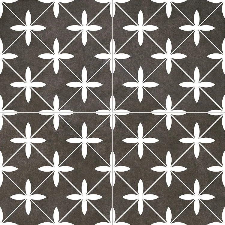 Напольная плитка Poole Black (Chic) 7 шт/кор 45x45 - Dualgres CAT-577420699f25691b