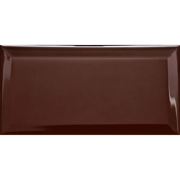 Настенная плитка (кабанчик) Biselado Marron Brillo 10x20 - Dar Ceramics CAT-e8c2325f43647133