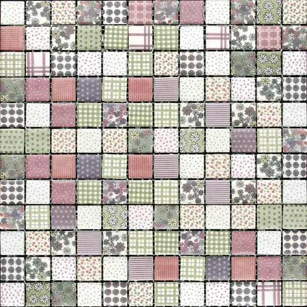 Стеклянная мозаика Graphic Patchwork Spring 31,6x31,6 - Mosavit CAT-7351de9adf64a4f2