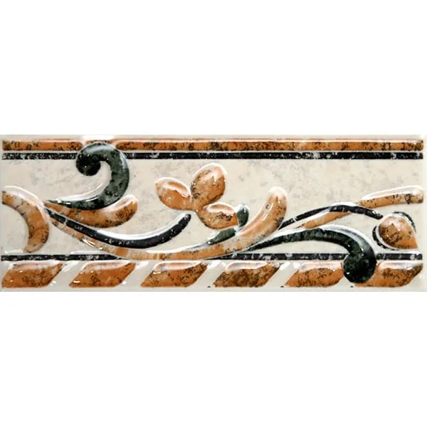 Бордюр Cenefa Paula Beige 7,5x20 - Cifre Ceramica CAT-d3b46f8f4f490351