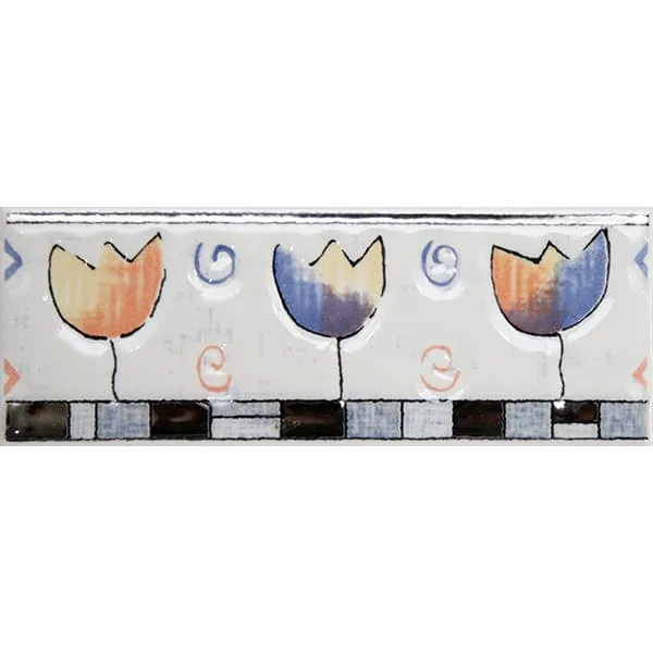 Бордюр Cenefa Schubert Azul 7,5x20 - Cifre Ceramica CAT-93852de492f7e443