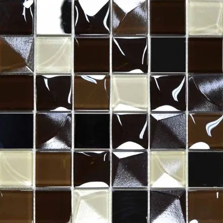 Стеклянная мозаика Kubic chocolate 30x30- Mosavit CAT-f8a214ce28db15f6