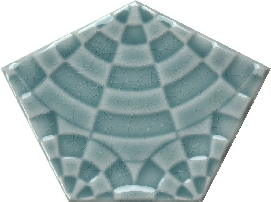 Настенная плитка Shapes Dec 4 3D Iceblue 11,2x15 - Heralgi (HRG) CAT-8252dce1a55a82e2