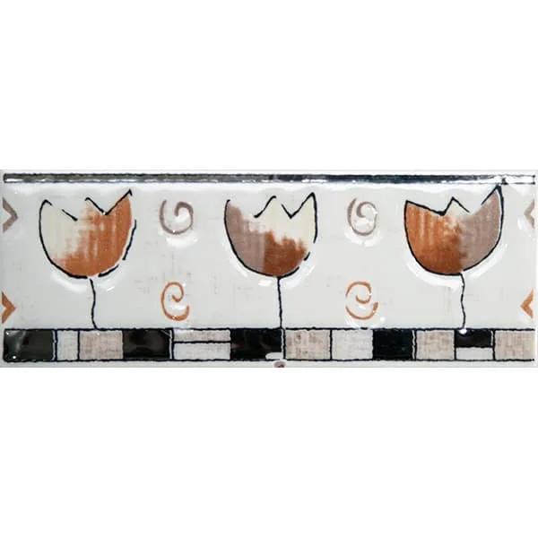 Бордюр Cenefa Schubert Marron 7,5x20 - Cifre Ceramica CAT-35e2473ba41341c1