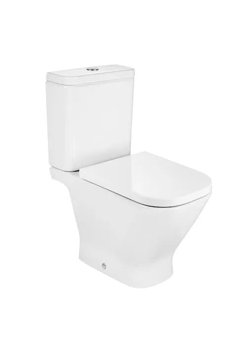 Унитаз-компакт с горизонтальным выпуском The Gap - Roca CAT-e9b3164571e944b1