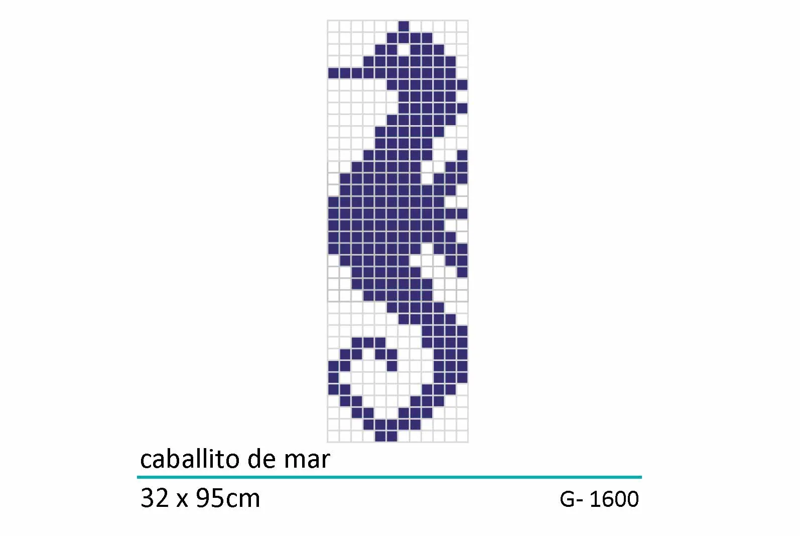 Декор Decor Caballito de Mar 32x95 - Mosavit. Фото 1 из 1