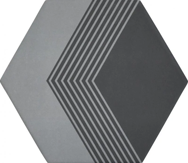 Настенная / напольная плитка (керамогр) Oslo Kano black 20x17,3 - Heralgi CAT-c08ea4af14715edf
