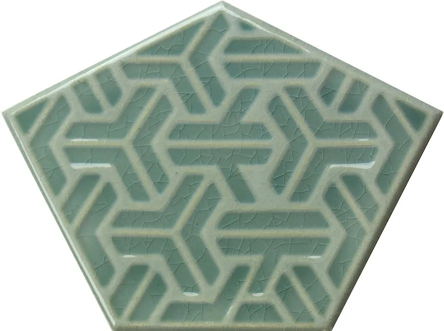 Настенная плитка Shapes Dec 3 3D Mint 11,2x15 - Heralgi (HRG) CAT-66bfd996ec60f765