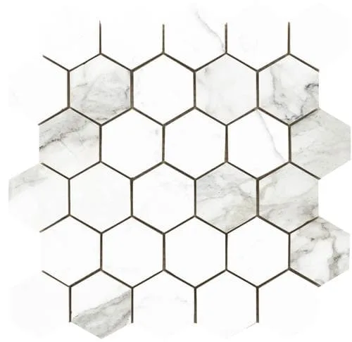 Мозаика керамическая Hexagono Statuario pulido 30x30 - Cifre Ceramica CAT-721d2adb55c168c4