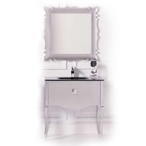 Тумба с раковиной и зеркалом Macral Viena 80 Plata CAT-6e224f6618be837a