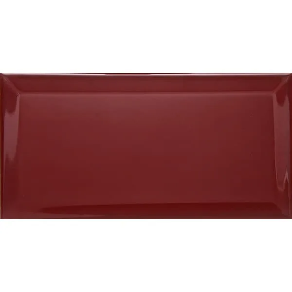 Настенная плитка (кабанчик) Biselado Burdeos Mate 10x20 - Dar Ceramics CAT-72d29476e9ab8dea
