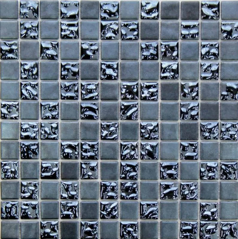 Стеклянная мозаика Drops Antracita 50% 31,6x31,6 - Mosavit CAT-3a91553e6f0f21da