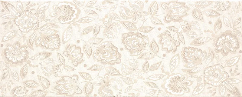 Настенная плитка Aria Flower Beige 20,2x50,4 - Venus Ceramica CAT-af325dbe318aaee3