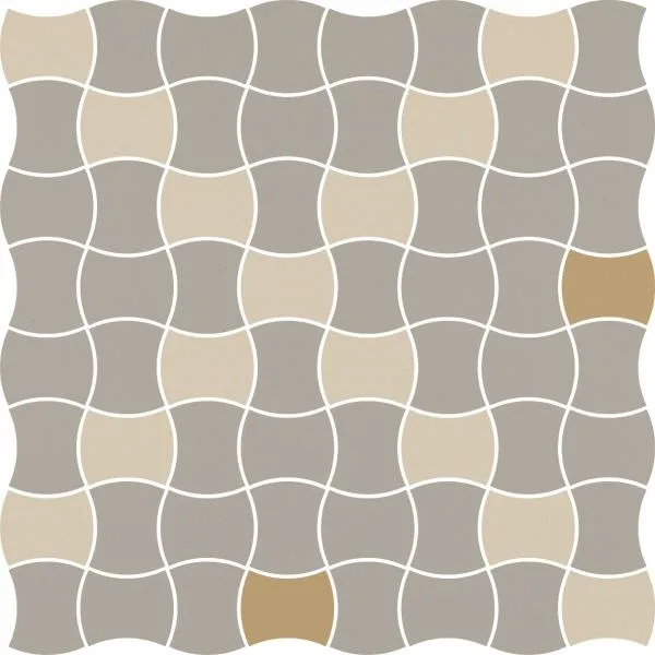 Modernizm Bianco Мозаика Miх D 30,8х30,8 (чип 3,6х4,4) 912005