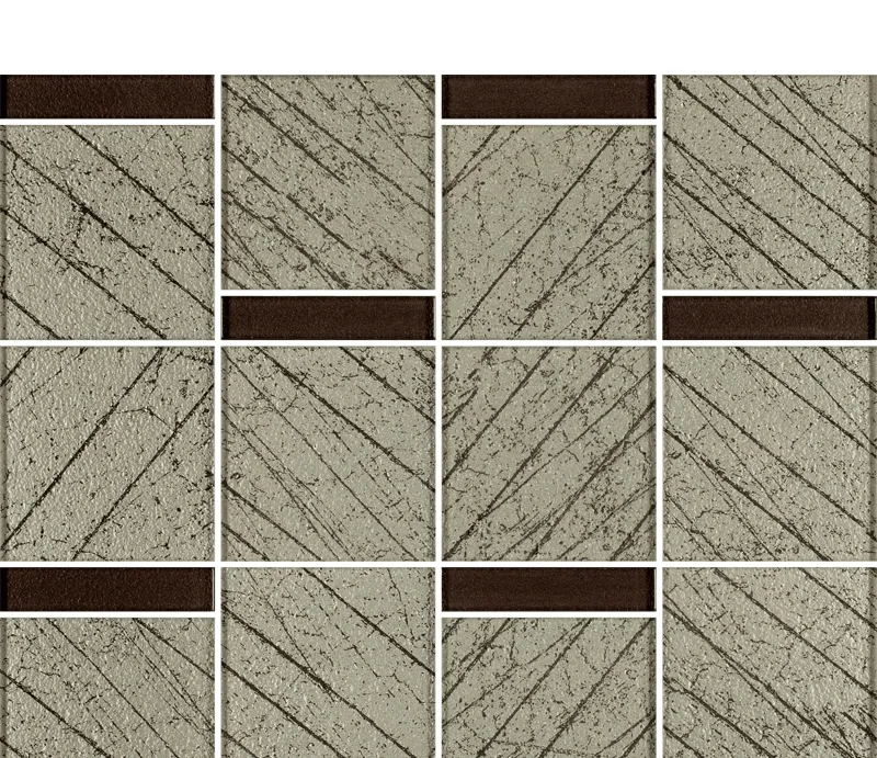 Uniwersalna Mozaika Szklana Brown Paradyz Ramones Мозаика 29,8х25,7 912456