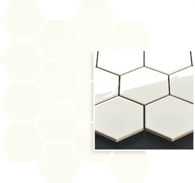 Mozaika Prasowana Bianco Hexagon Мозаика 22х25,5 912440