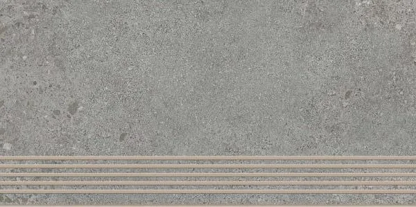 Authority Grey Stopnica Prosta Nacinana Mat. Ступень простая 29,8х59,8 655054