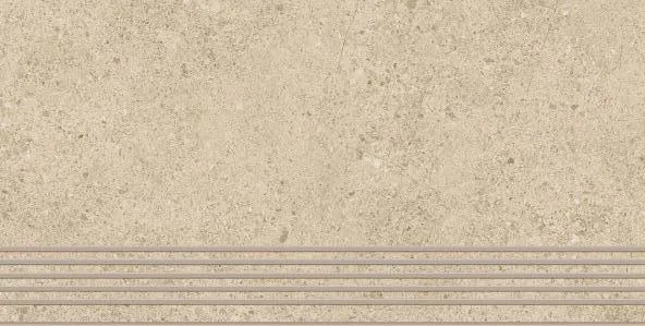 Authority Beige Stopnica Prosta Nacinana Mat. Ступень простая 29,8х59,8 655048