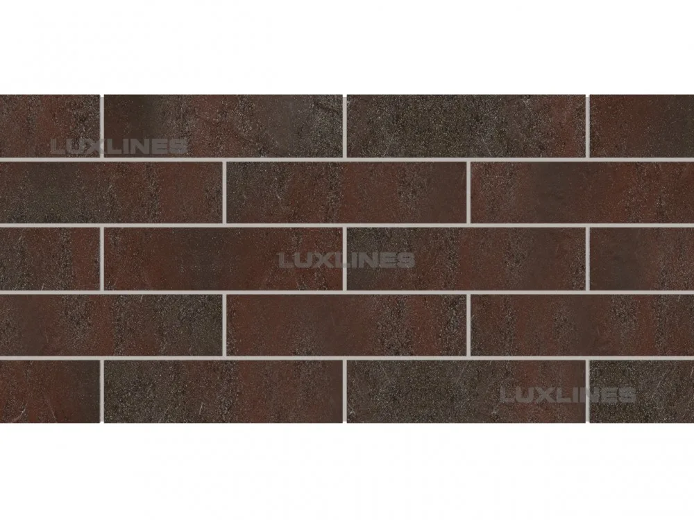 Semir Brown плитка фасадная структурная 6,5х24 5217