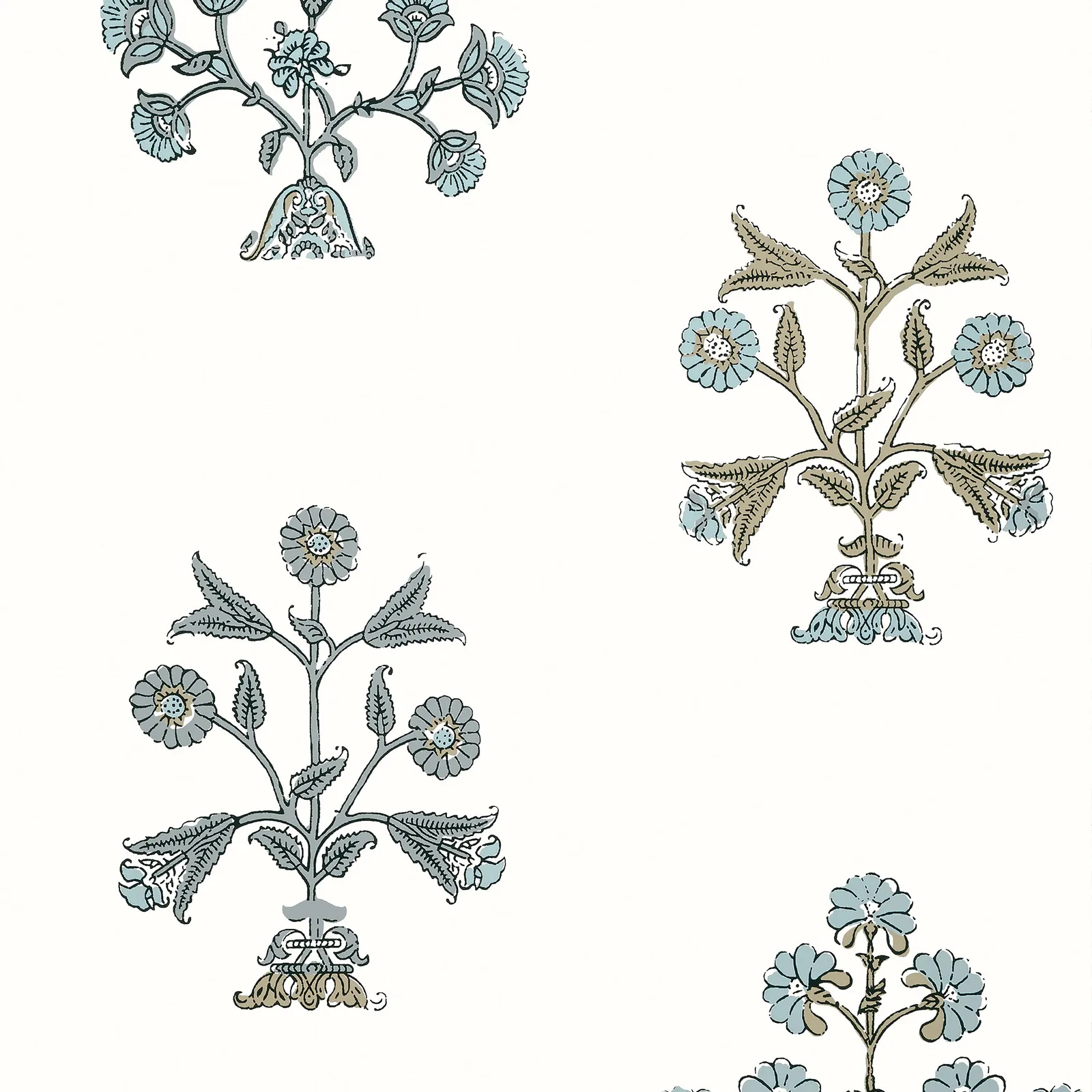 INDIAN FLOWER - Spa Blue T10668