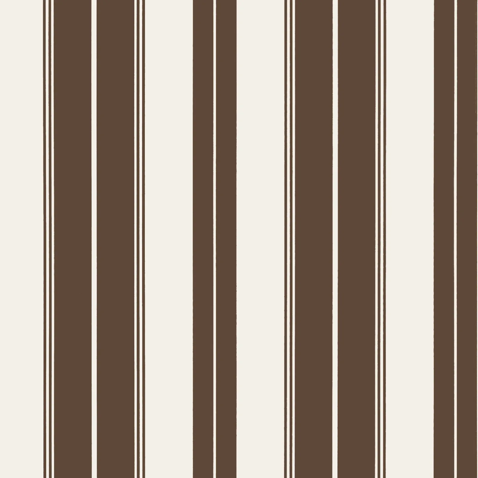 NORFOLK STRIPE - Chocolate Brown. Фото 1 из 1