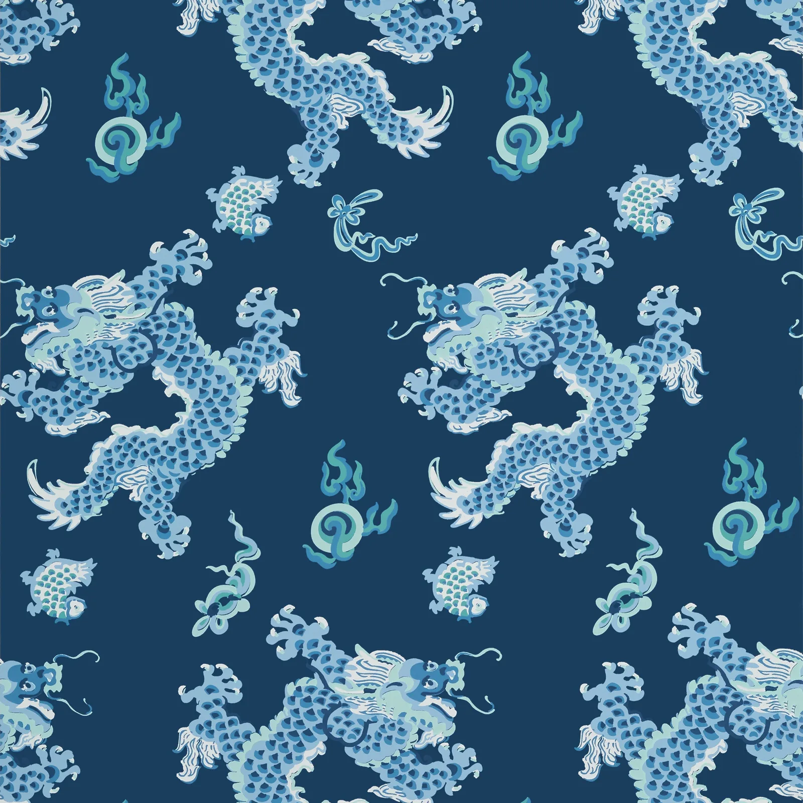 DRAGON DANCE - Navy AT23181