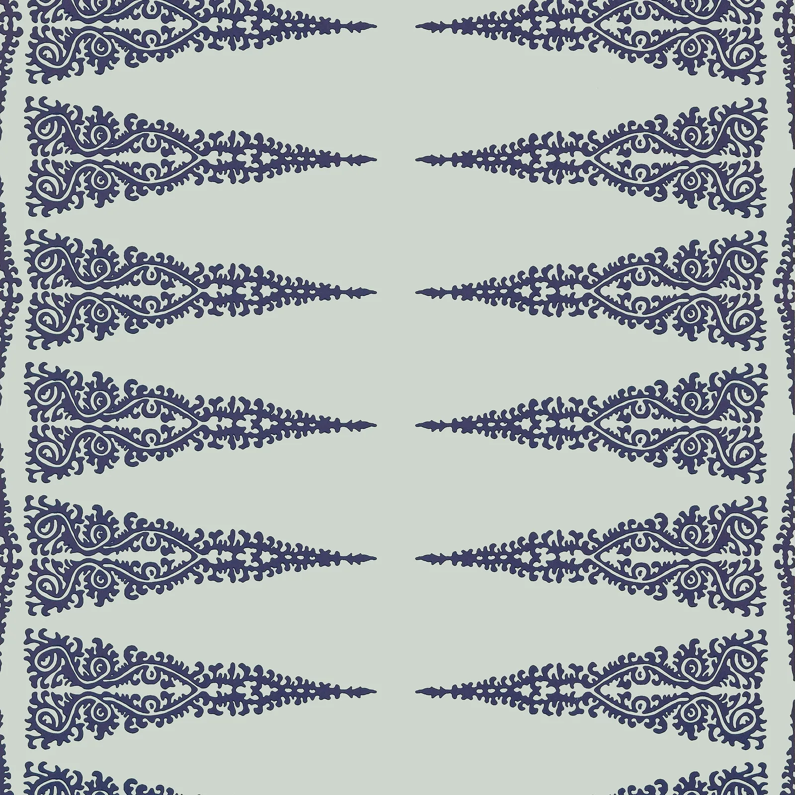 ELLERY STRIPE - Navy on Soft Teal. Фото 1 из 1