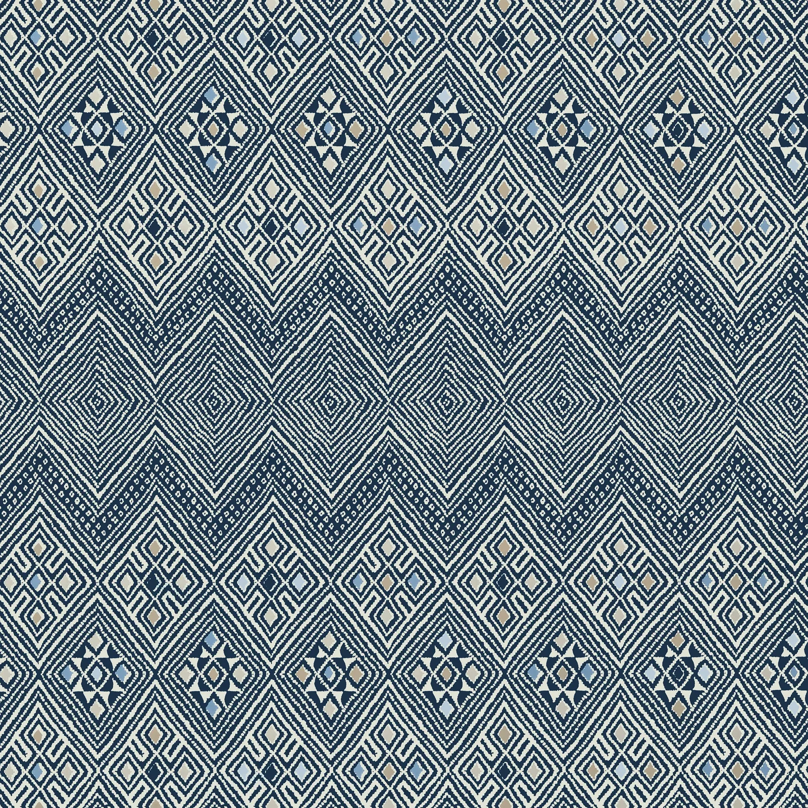 HIGH PLAINS - Navy and White T13231