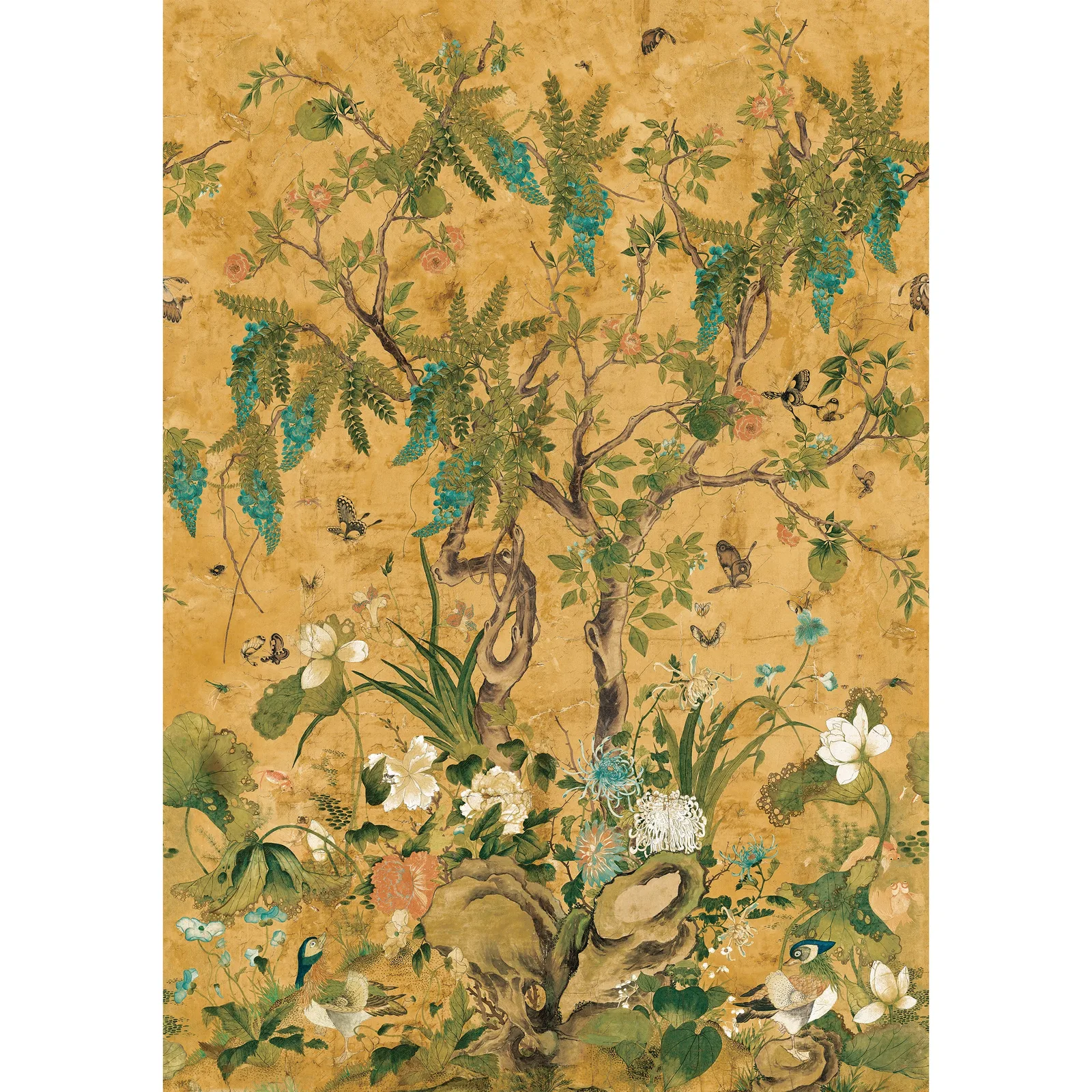 WILD WISTERIA MURAL - Ochre. Фото 1 из 1