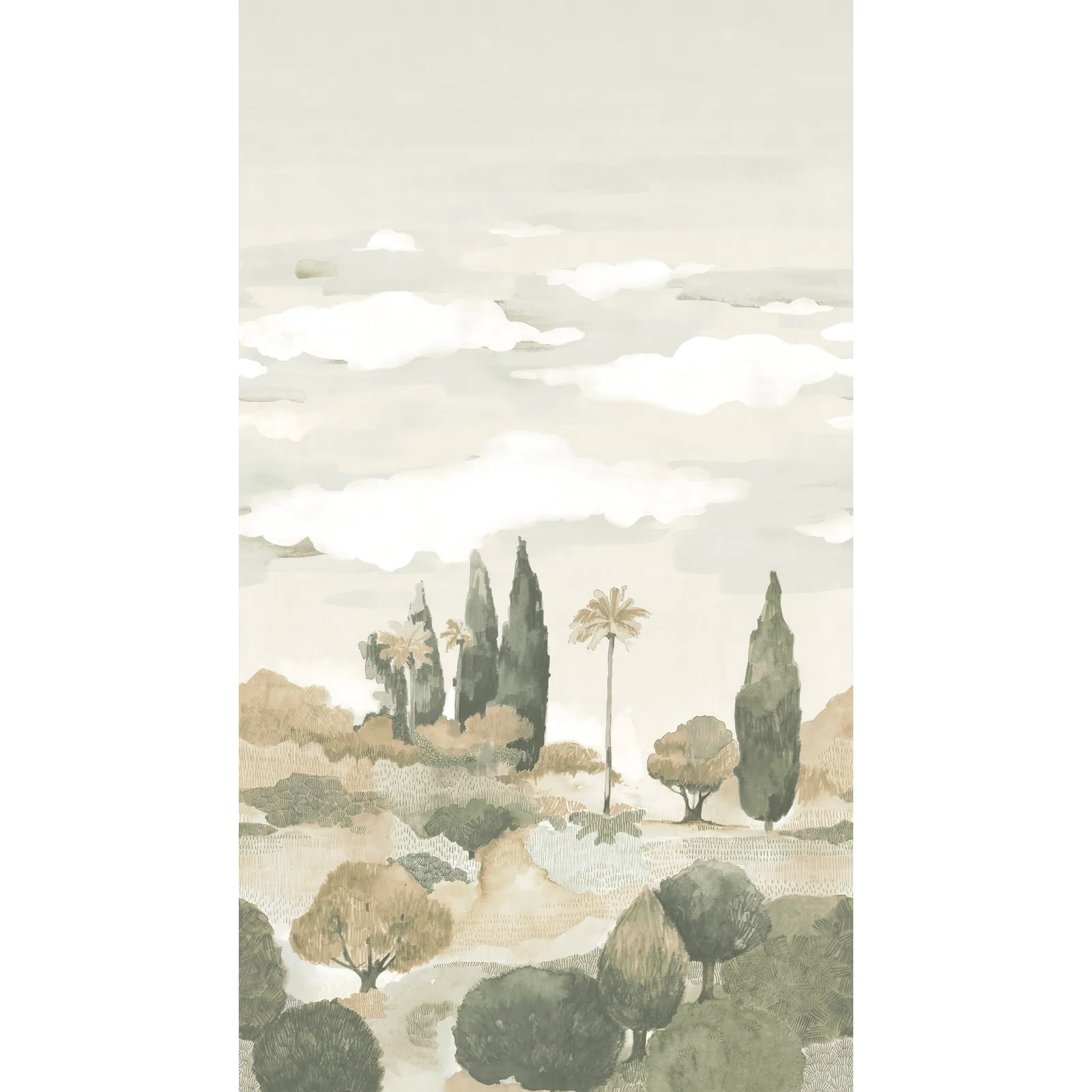 TAORMINA MURAL - Sage and Beige. Фото 1 из 1