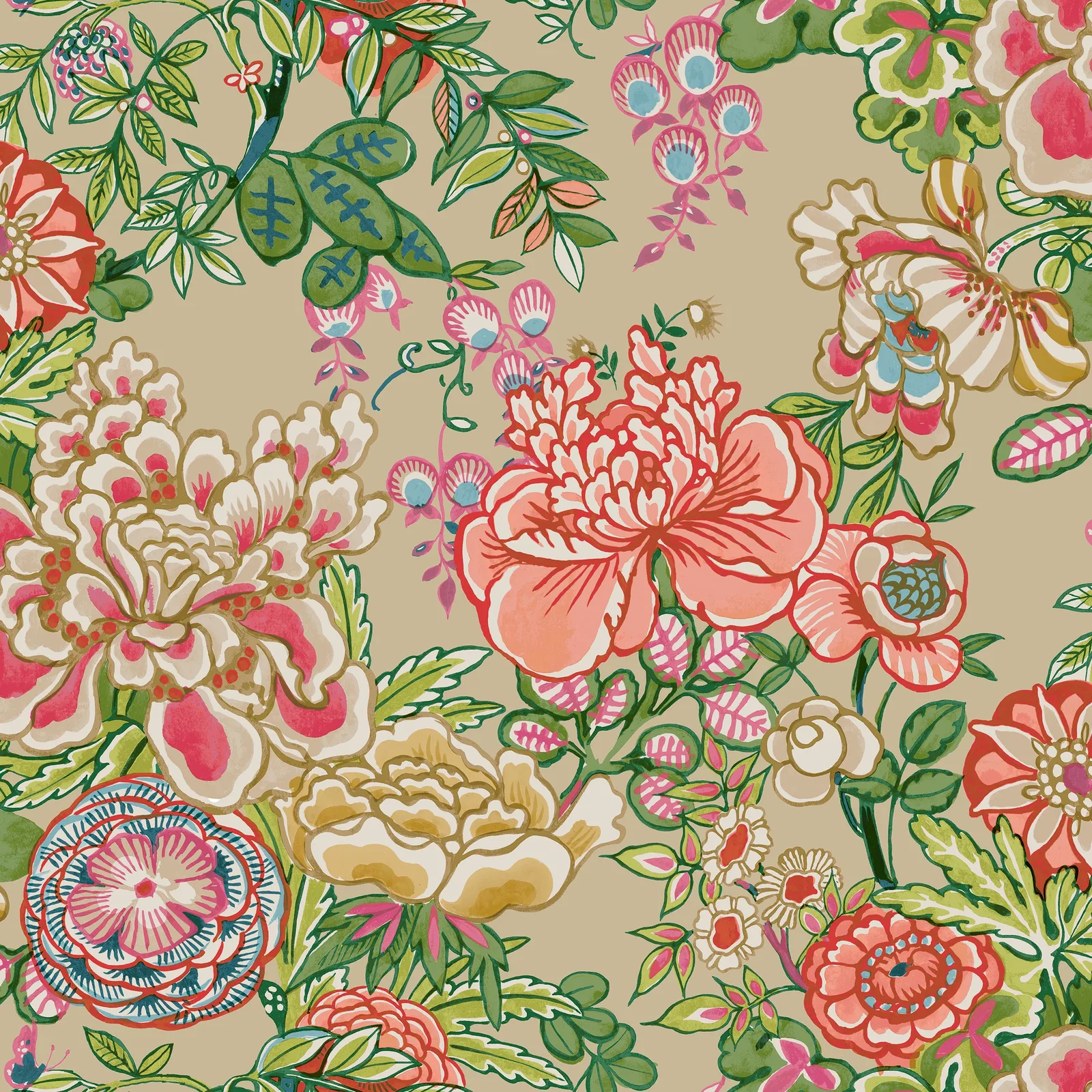 PEONY GARDEN - Beige. Фото 1 из 1