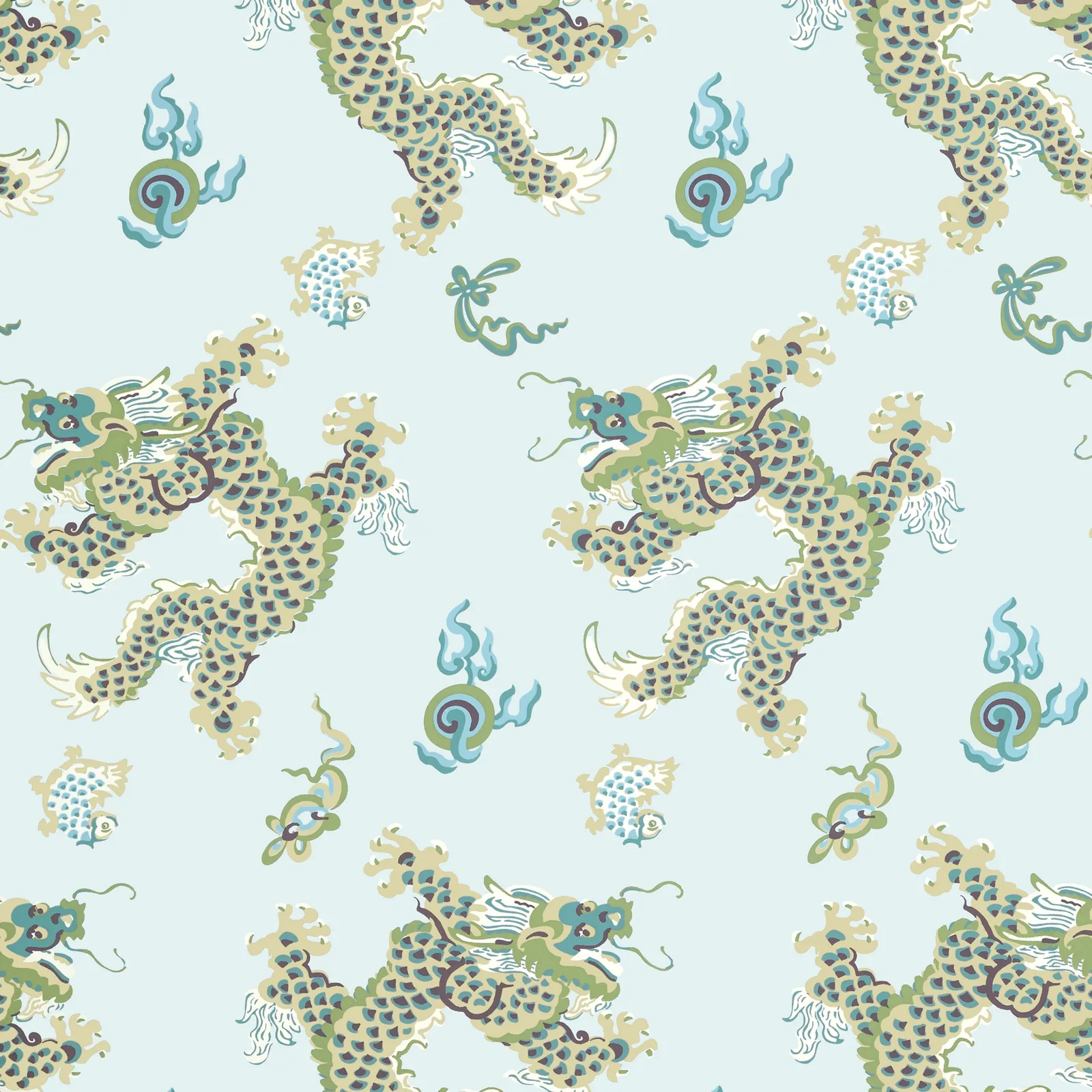 DRAGON DANCE - Spa Blue AT23180