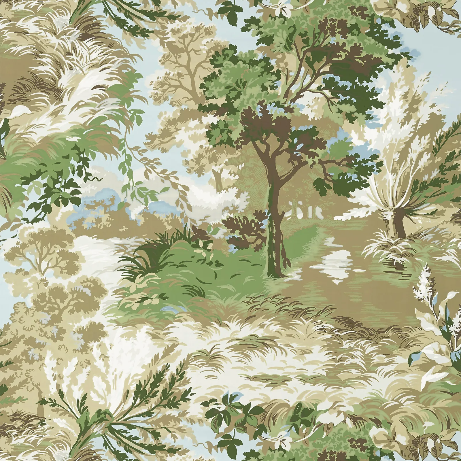 LINCOLN TOILE - Green and Beige. Фото 1 из 1
