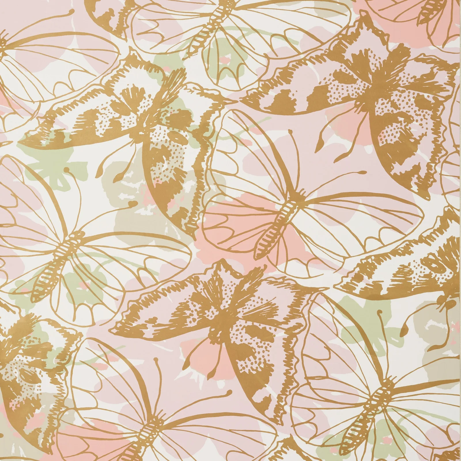 PAXTON - Metallic Gold on Blush. Фото 1 из 1