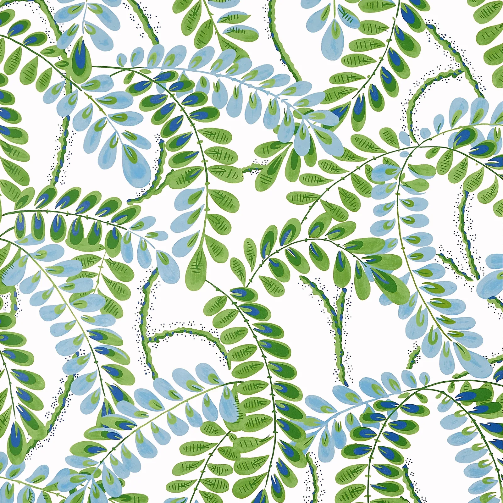 AUGUSTA - Blue and Green T45038