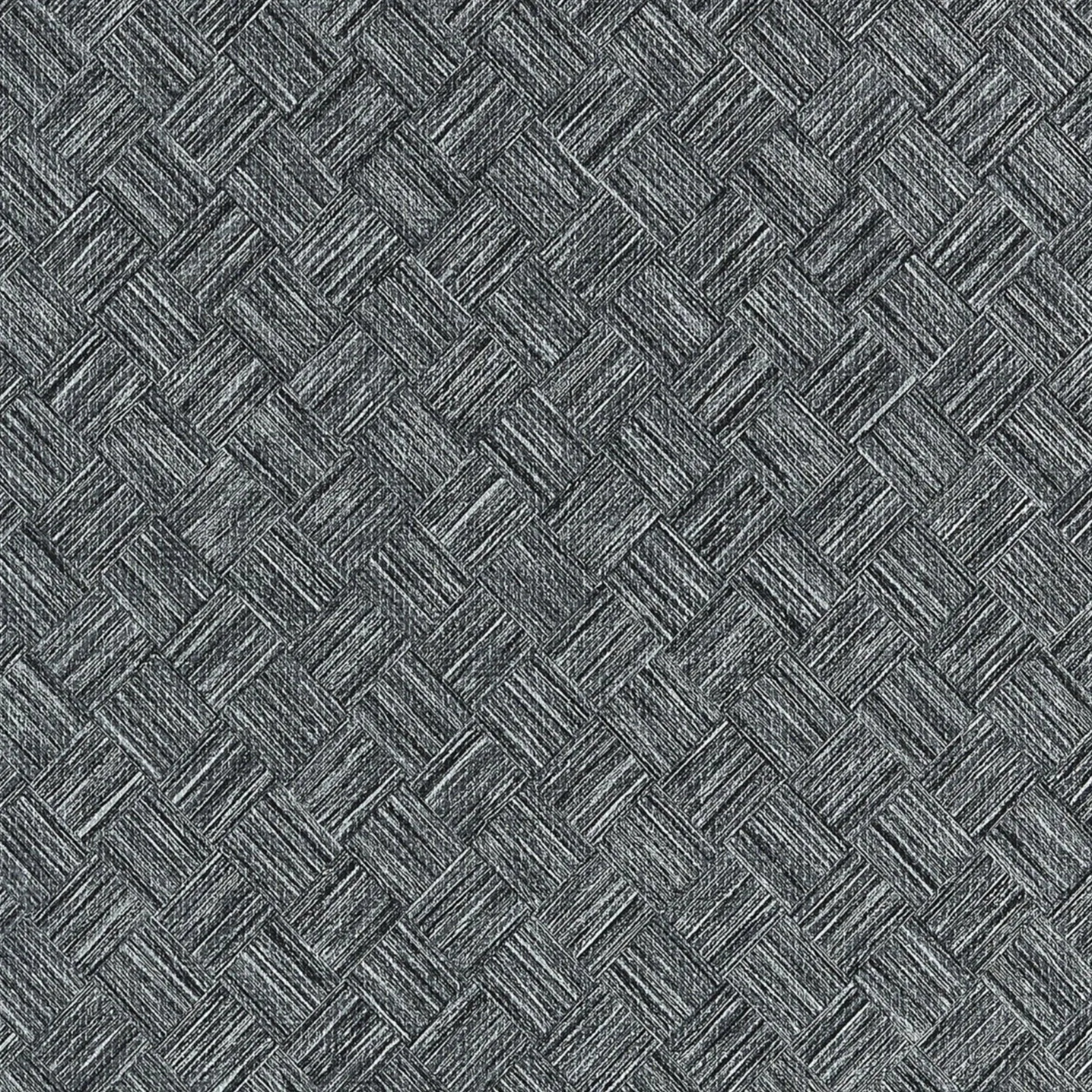 SADDLE WEAVE WIDE WIDTH - Black and Silver. Фото 1 из 1