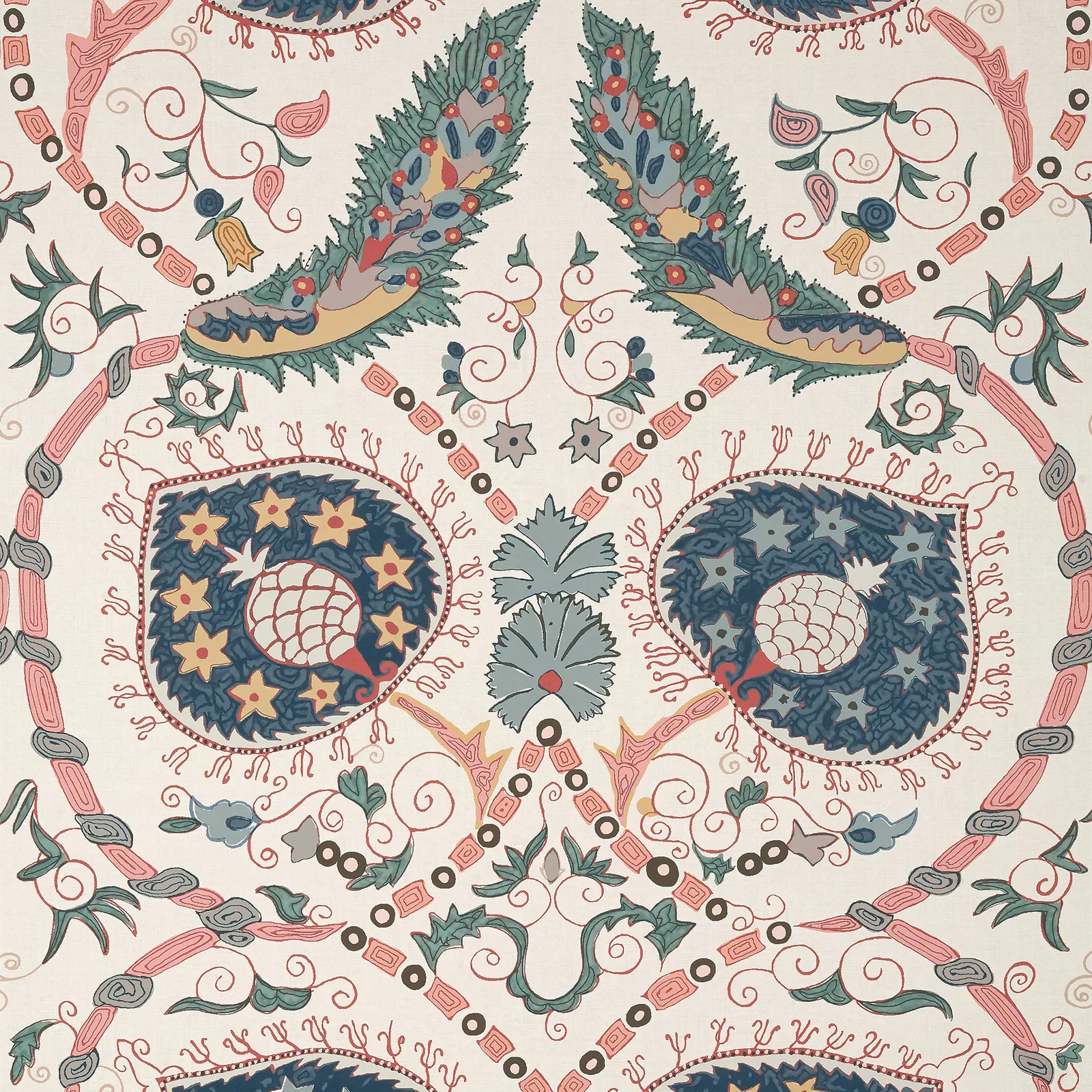 LEWIS - Coral and Blue T13219